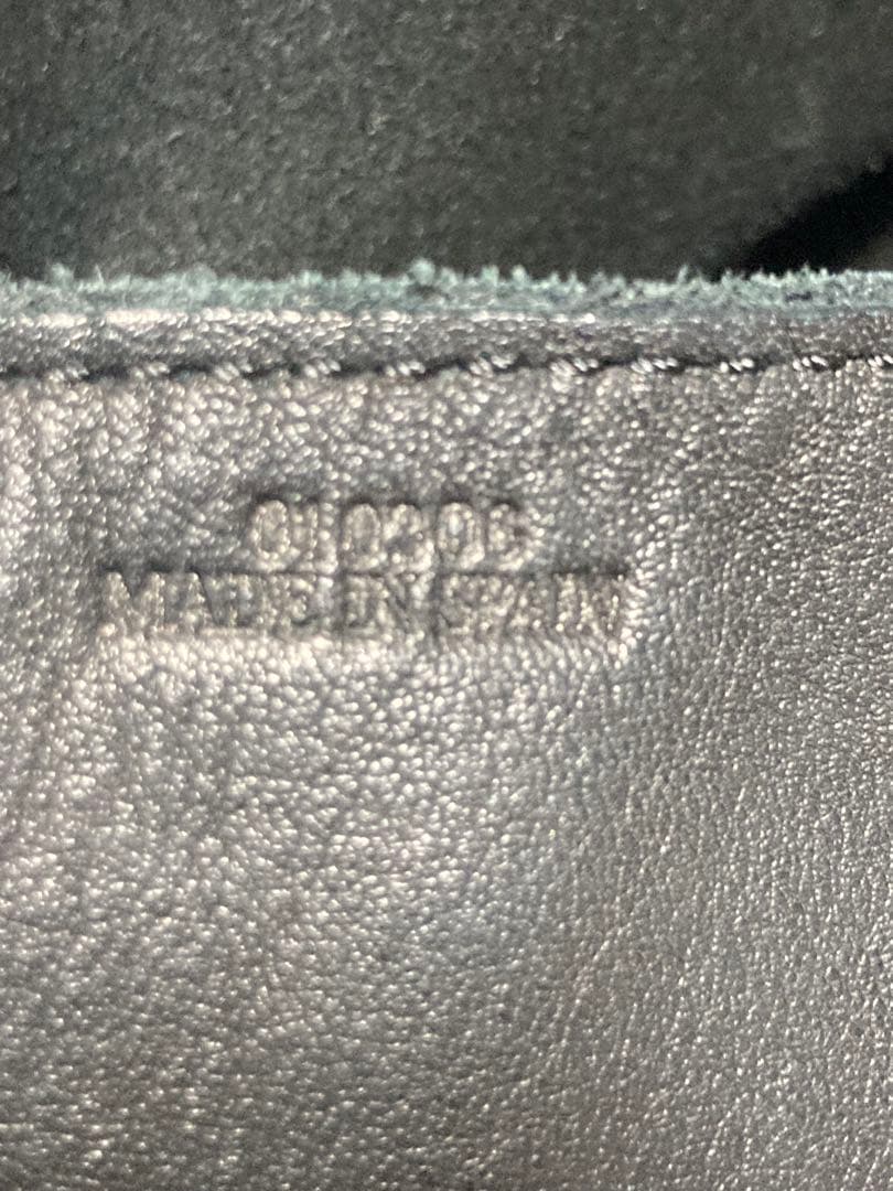 LOEWE 黒 スエード ハンドバッグ