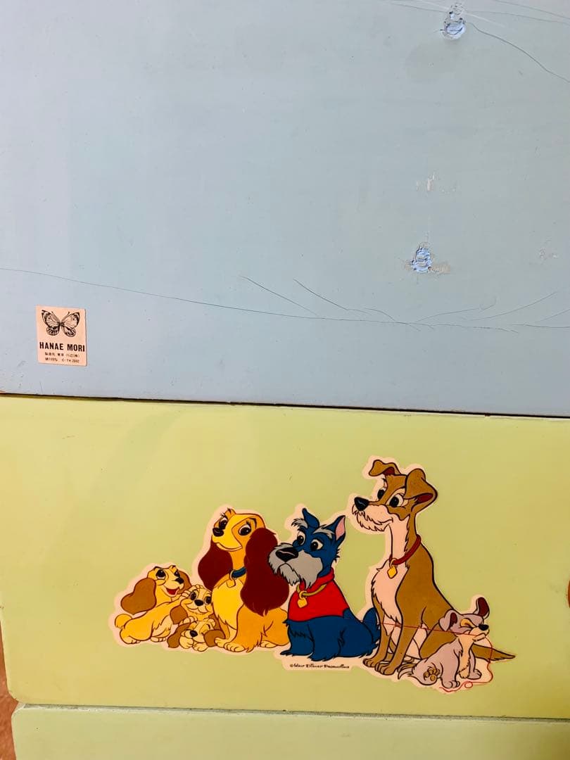 昭和レトロ アンティーク バンビ デザイン大容量タンス 当時物