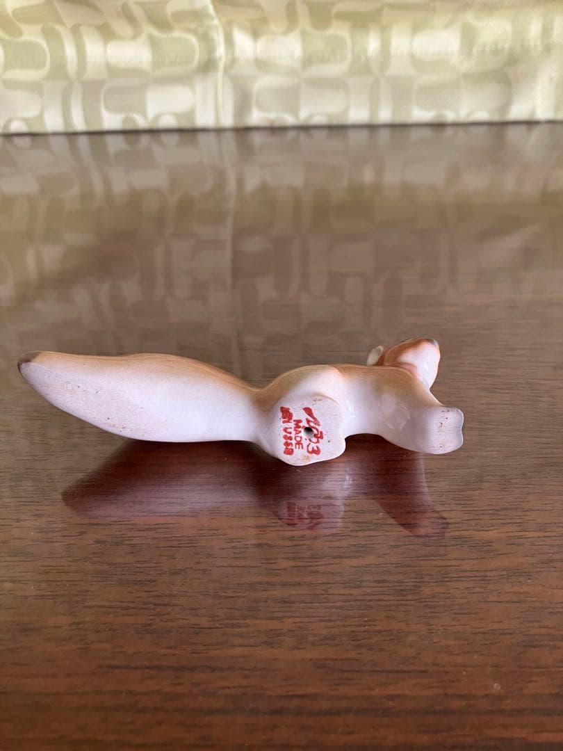 ロモノーソフ　フィギュリン　フィギュア　リス　Made in USSR