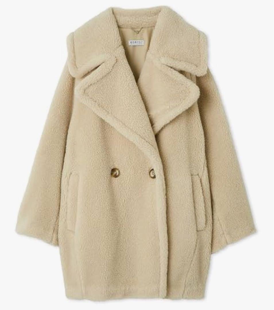 FRAY I.D / ECOPELボアミドルコート（IVR）