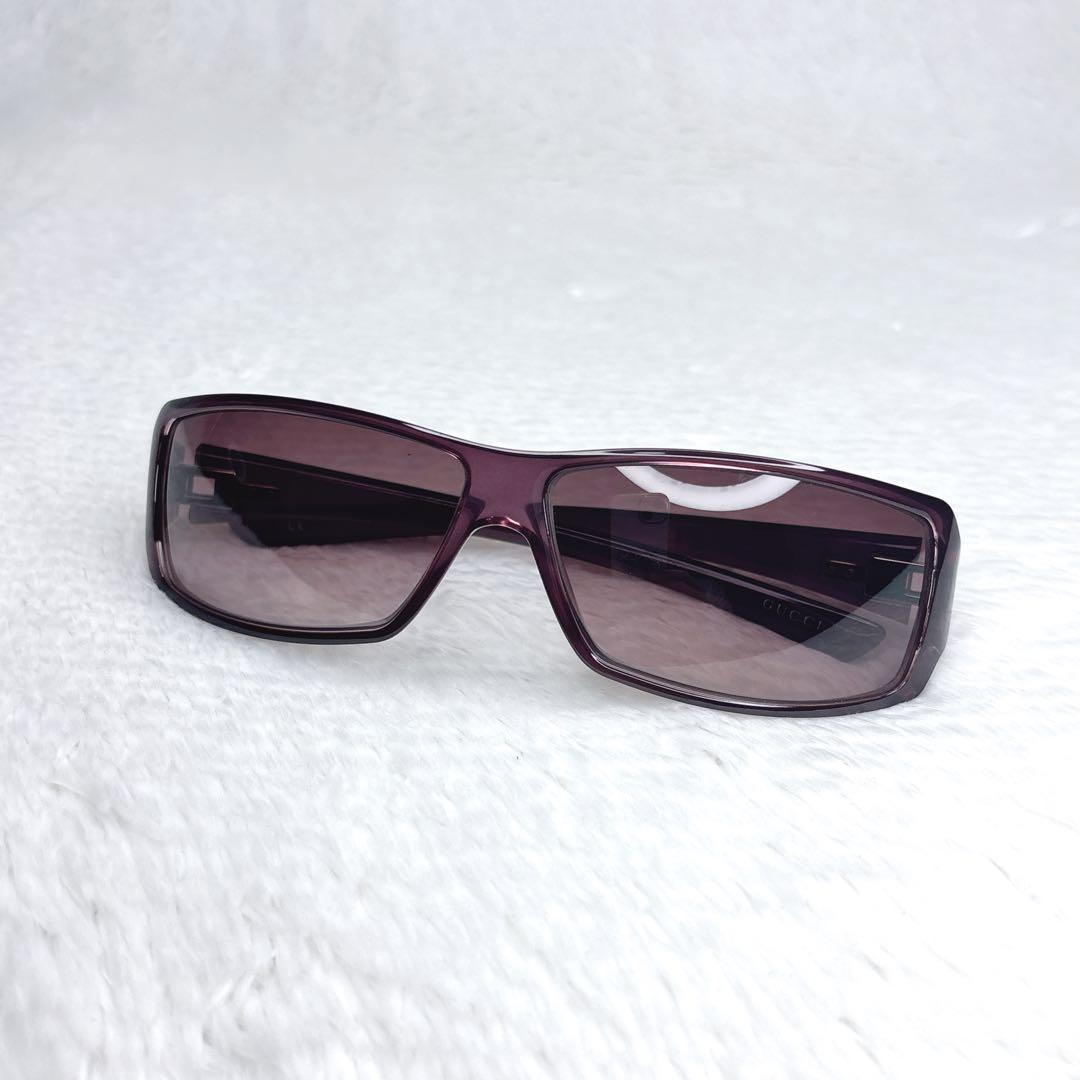 GUCCI グッチ ラインストーンロゴ vintage サングラス y2k