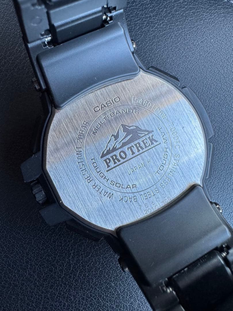 PRO TREK PRW-7000FCブラック 腕時計
