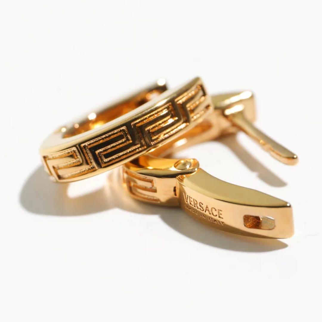 VERSACE ゴールド フープピアス 新品未使用品