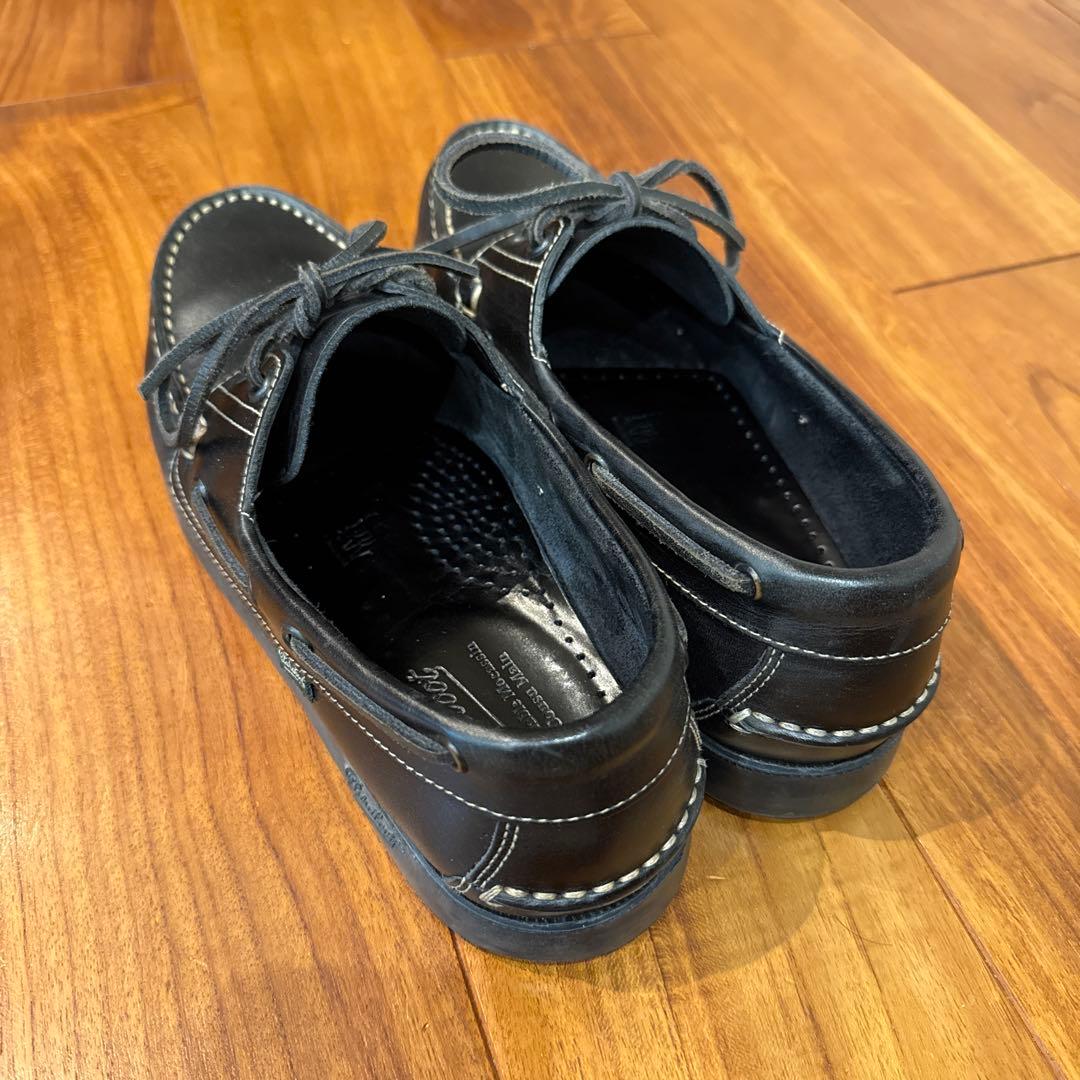 デッキシューズ　パラブーツ BARTH　UK7 ダークネイビー