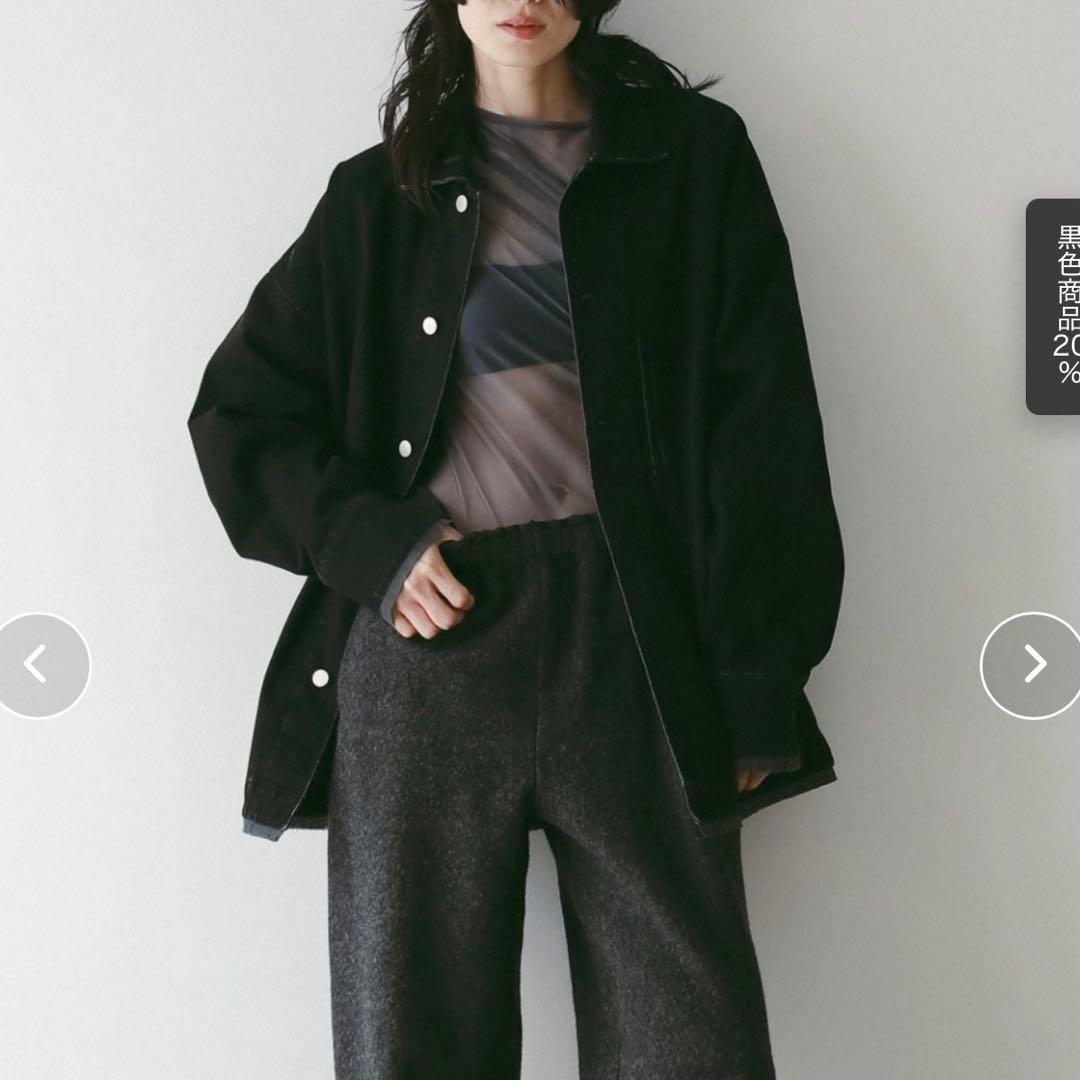 anuke アンヌーク　ブラックデニムジャケット　ほぼ新品