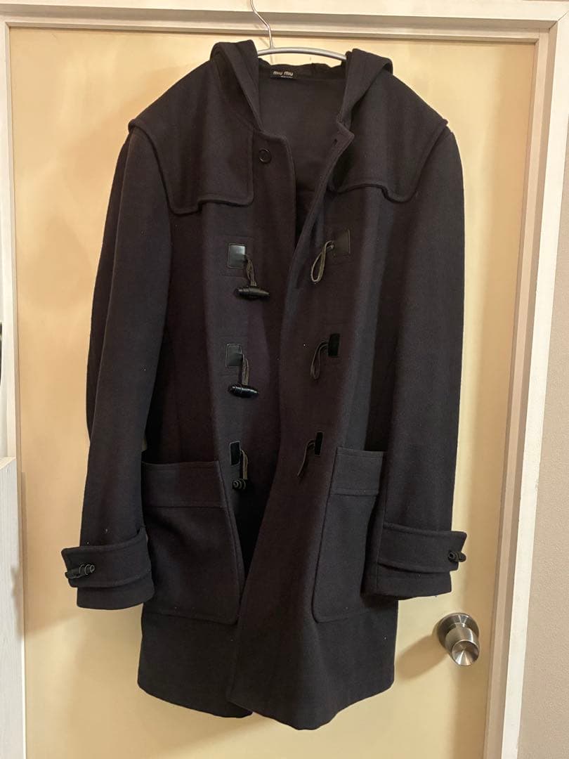 Miu Miu ブラック ダッフルコート