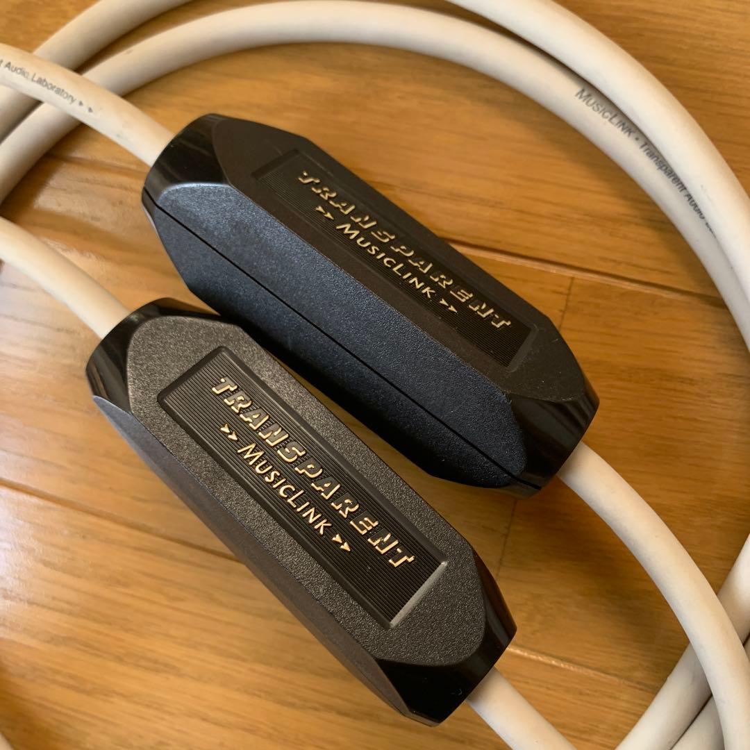 Transparent MusicLink RCA 1.5m 中古品