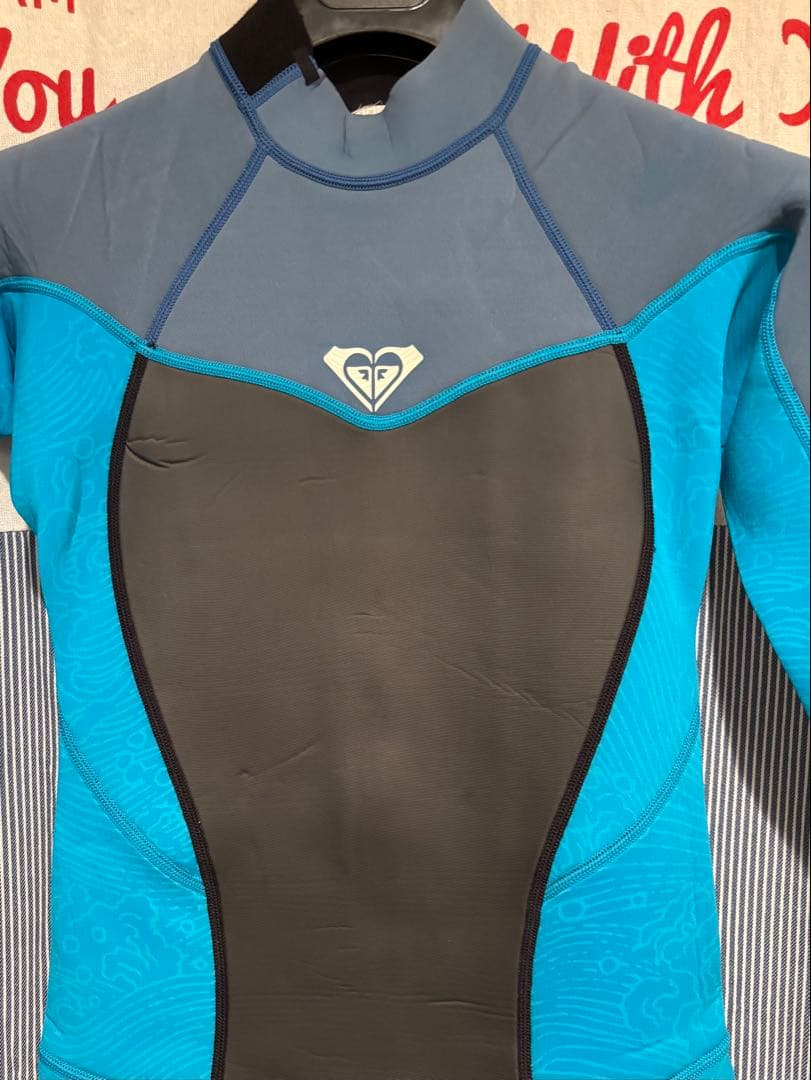 【美品ウェットスーツ】　フルスーツ　ROXY(ロキシー)　Lサイズ