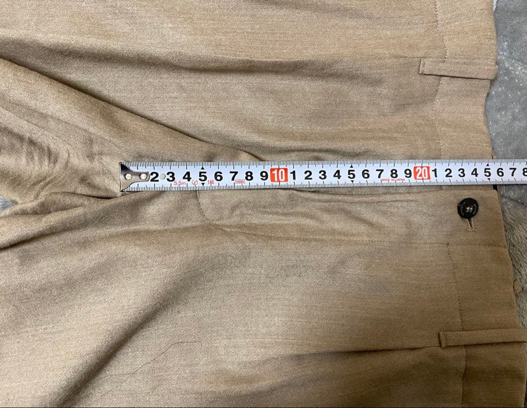 秋冬 giab's 1プリーツ カシミア混 パンツGOLD ジャブスアルキヴィオ