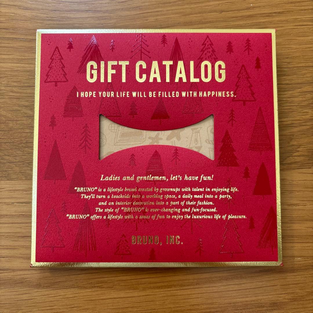 BRUNO ギフトカタログ（カーディナルレッド）