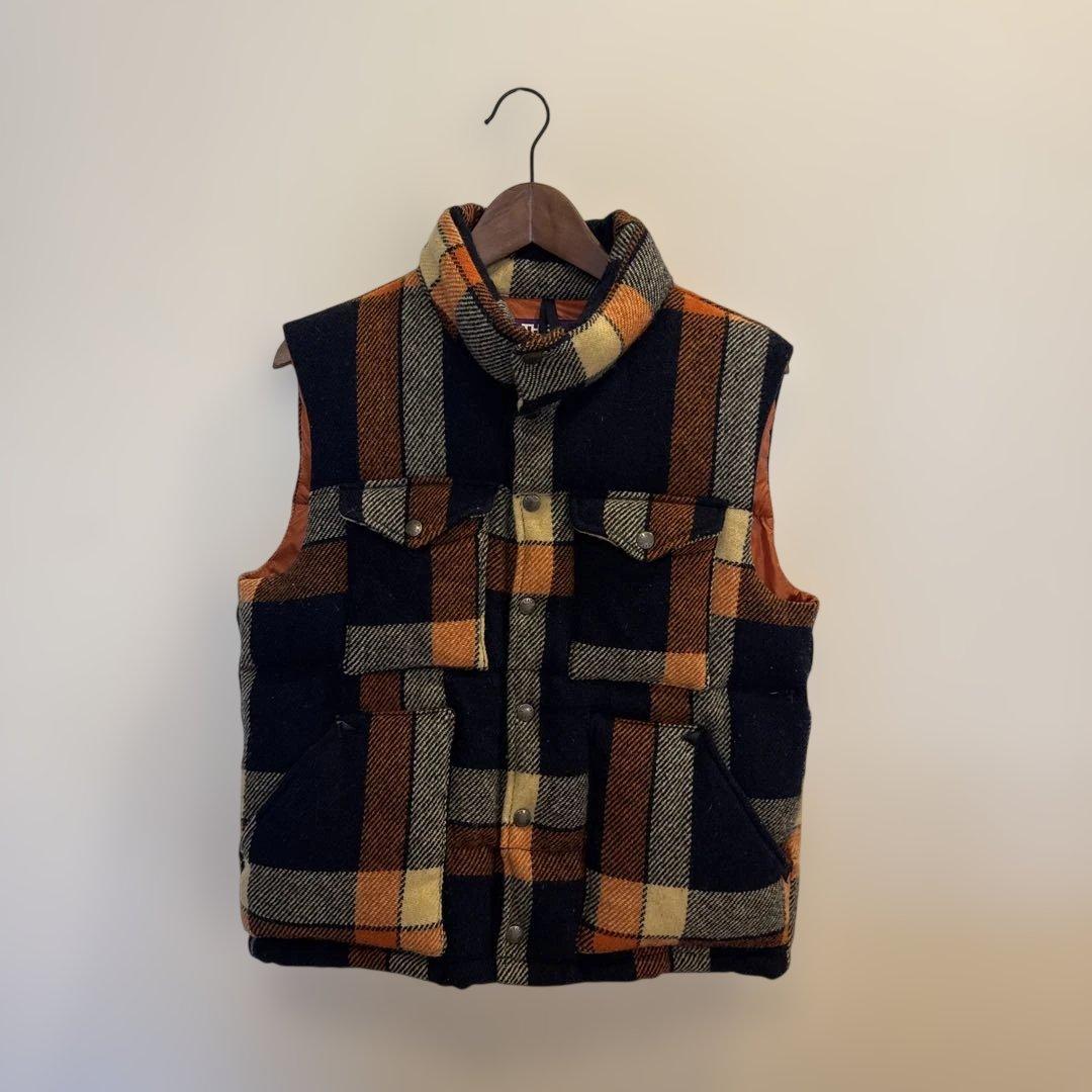 THE NORTH FACE ✖️Harris Tweed チェック柄ダウンベスト