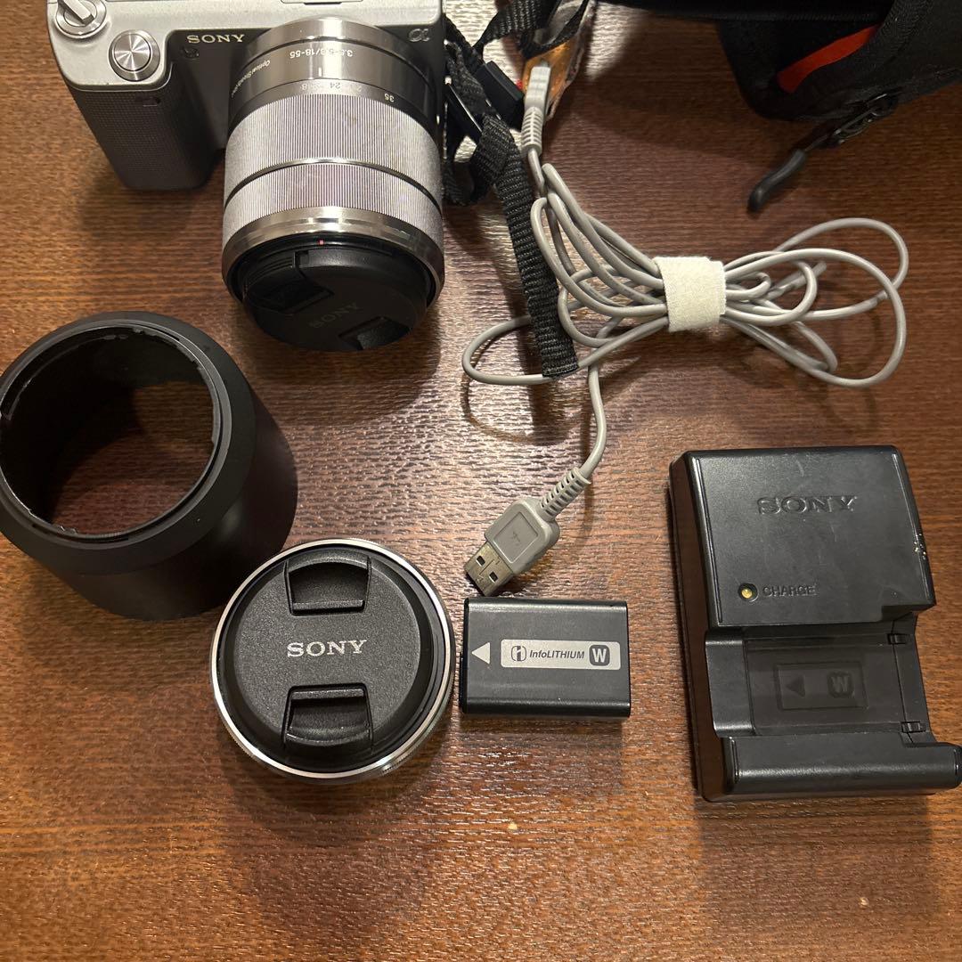 SONY NEX-5 ミラーレスカメラ E 18-55mmレンズ付き
