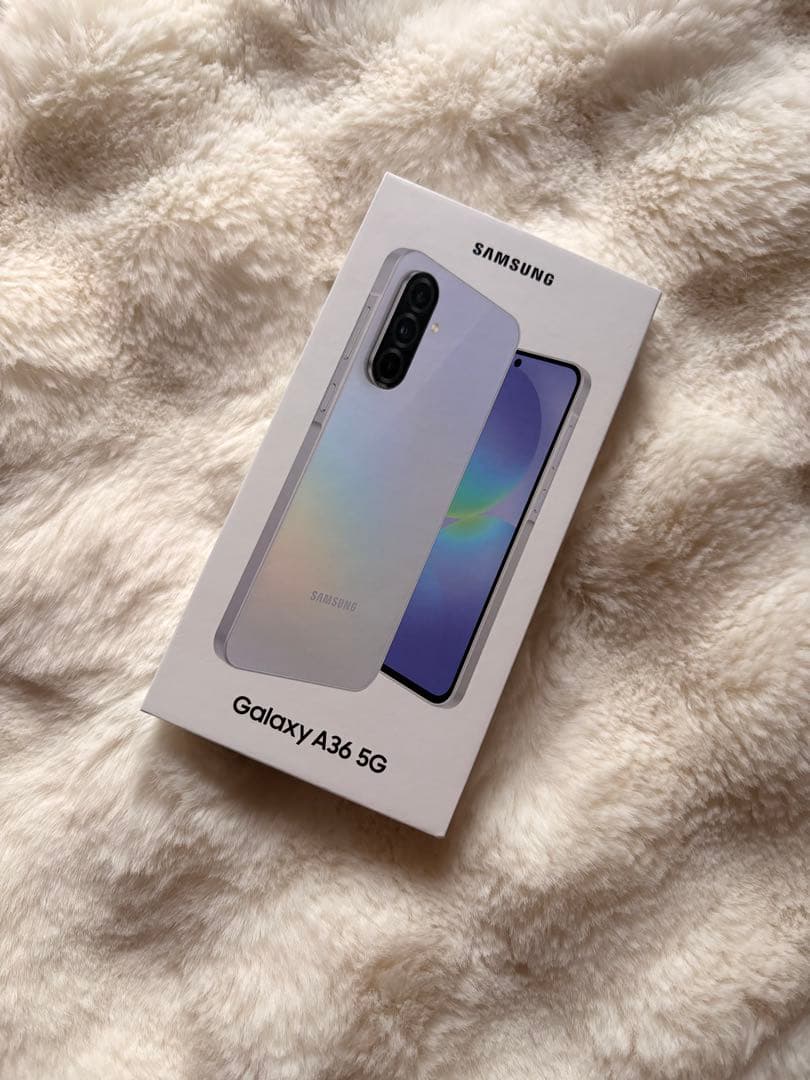 s.　Samsung Galaxy A36 5G 本体 オーサムラベンダー