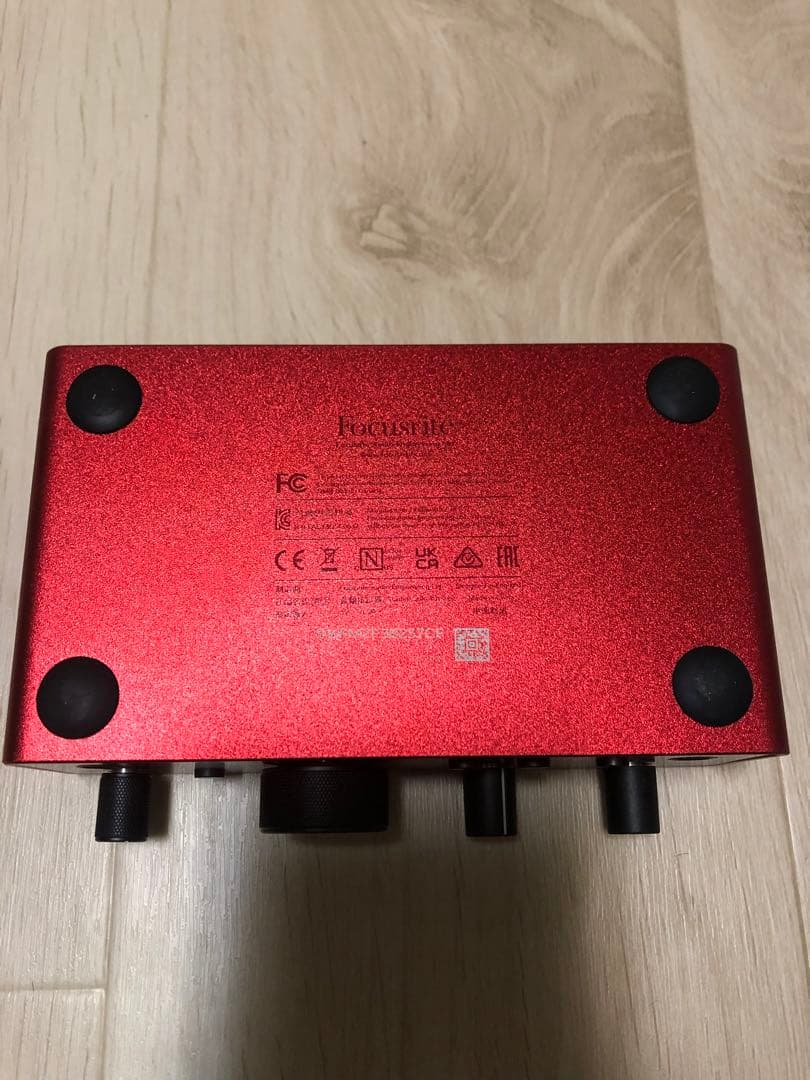 Focusrite Scarlett SoloGen4オーディオインターフェイス