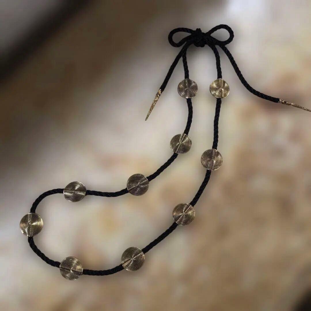 YSLイヴ・サンローラン ゴールドメダリアンのコードネックレス