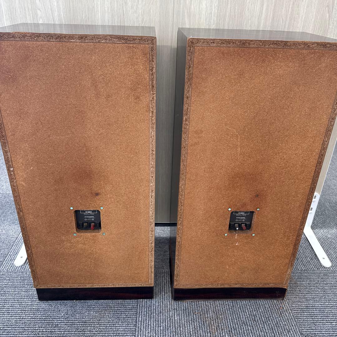 ★レトロ名機 ジャンク★ONKYO S-660 3WAYスピーカー 迫力重低音