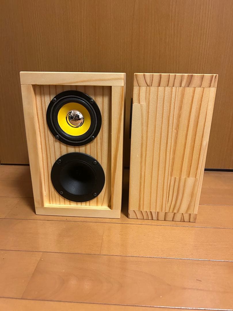 自作スピーカー ピエゾツイーター搭載2WAY密閉型スピーカー