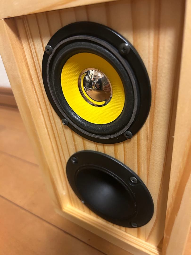 自作スピーカー ピエゾツイーター搭載2WAY密閉型スピーカー