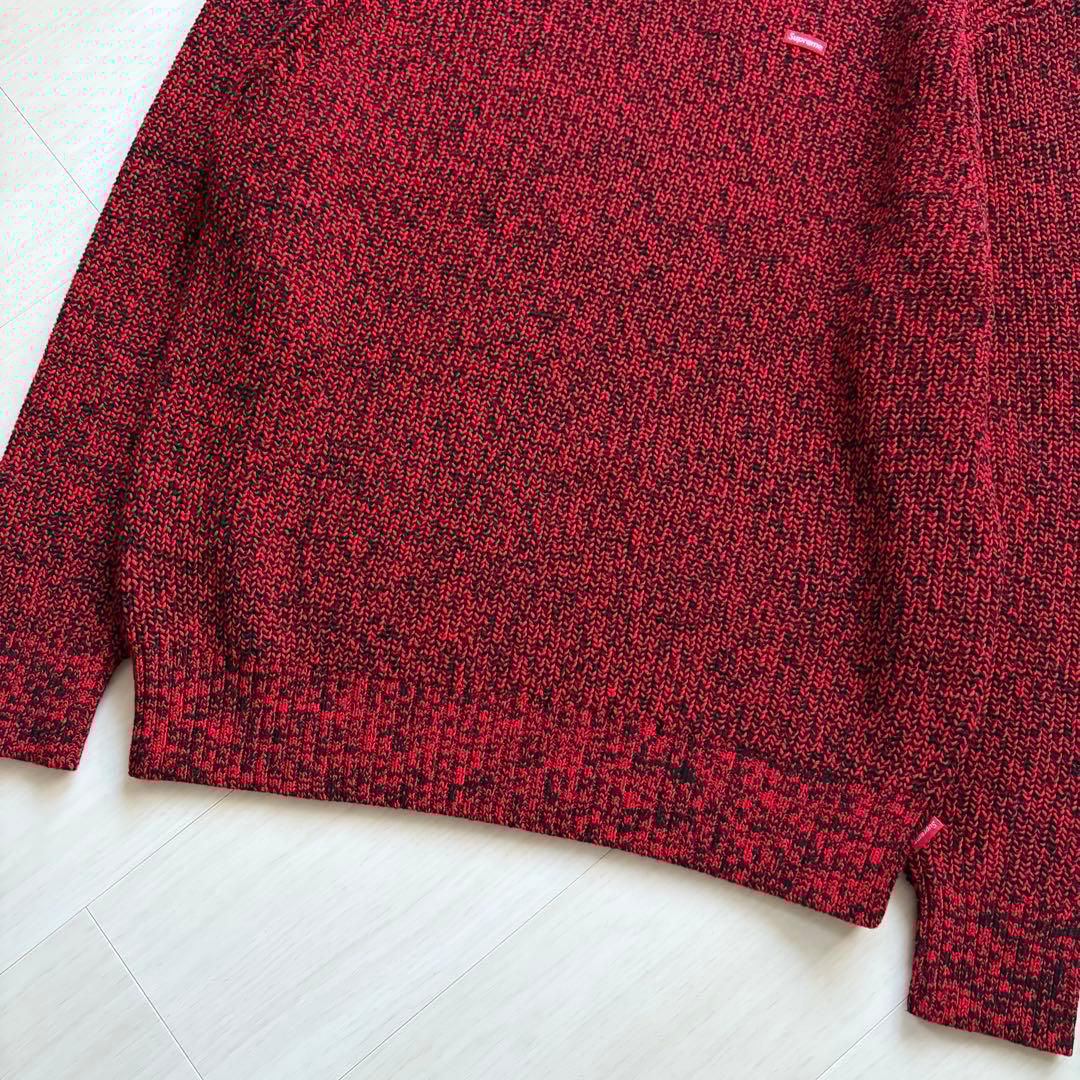 supreme melange rib knit sweater L キムタク着