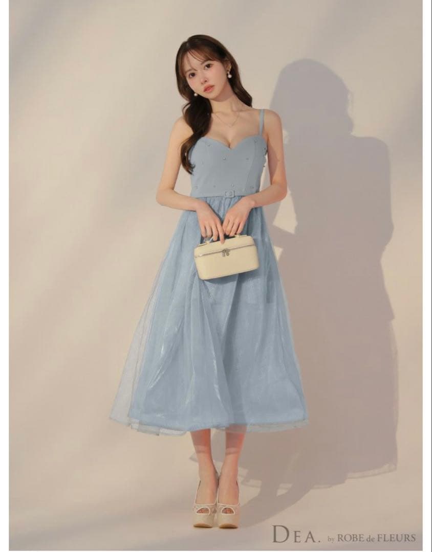 【DEA.by ROBE de FLEURS】　水色　Sサイズ