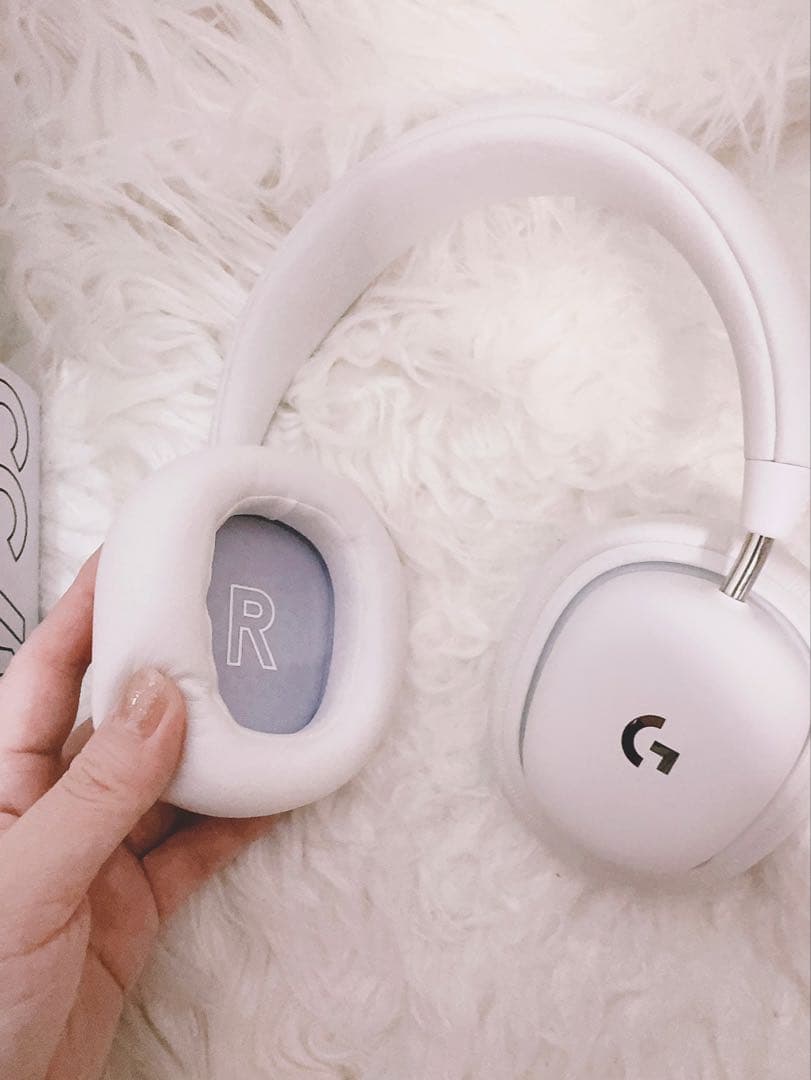 ロジクール　ワイヤレスヘッドセット白　G735