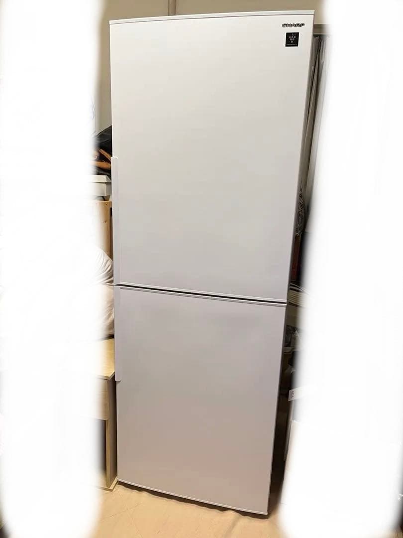 【美品】シャープ 冷蔵庫 ホワイト SJ-PD28G 2021年製