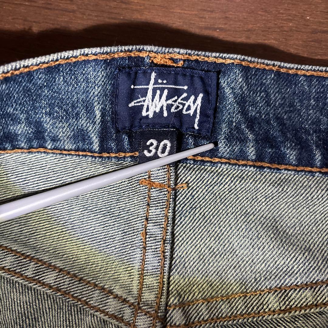 しゅう希少　90s OLD STUSSY 紺タグパンツ USA製 30