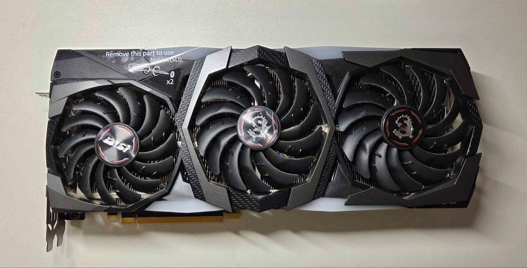 【ジャンク】RTX 2080 Ti 映像ノイズ・コード43有（分解歴なし）