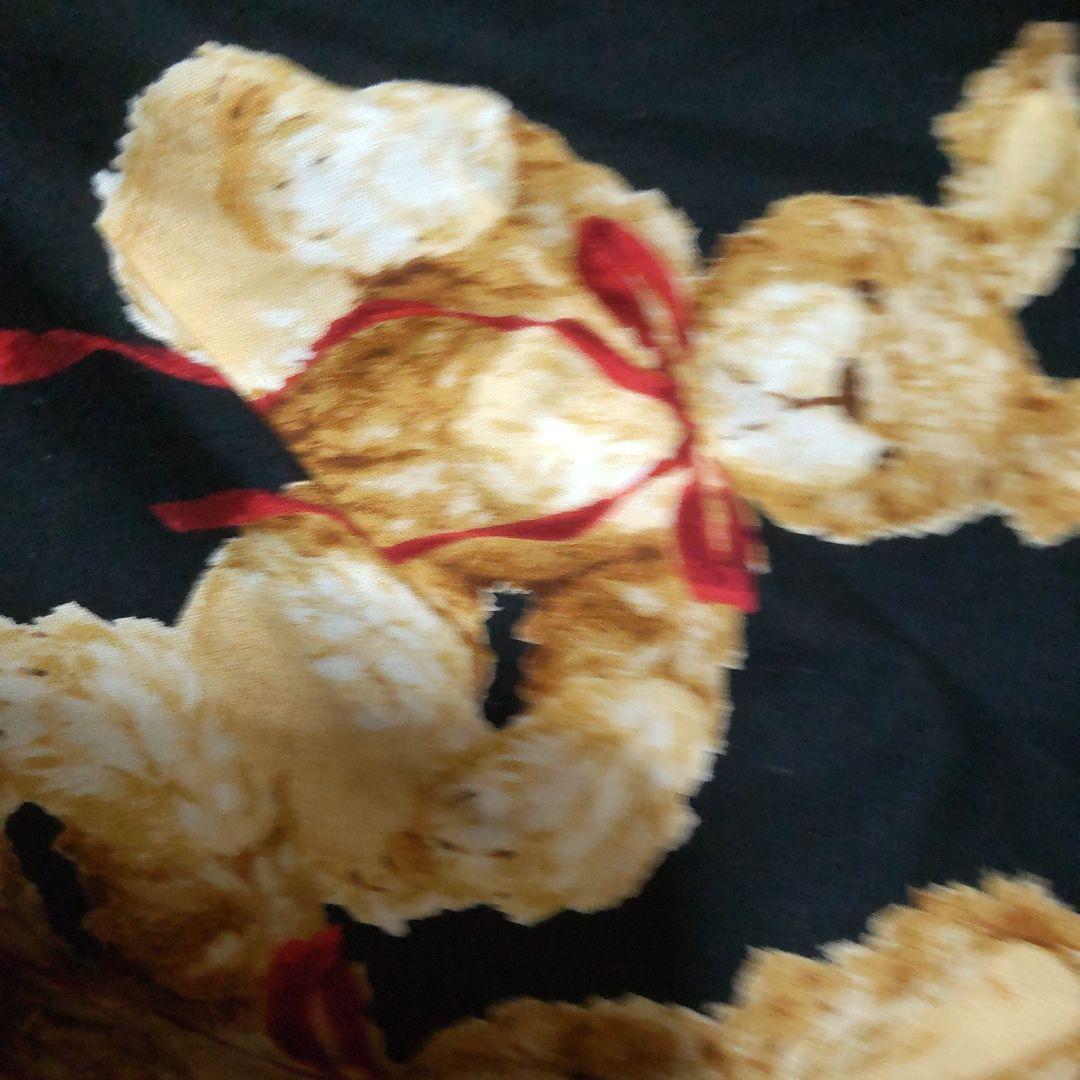 美品ピンクハウス　ぬいぐるみうさぎプリントワンピース