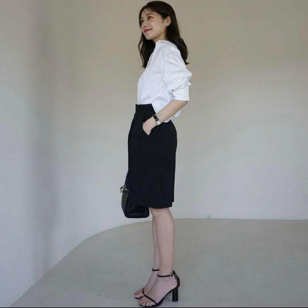 パンツ Front pin tuck Half pants