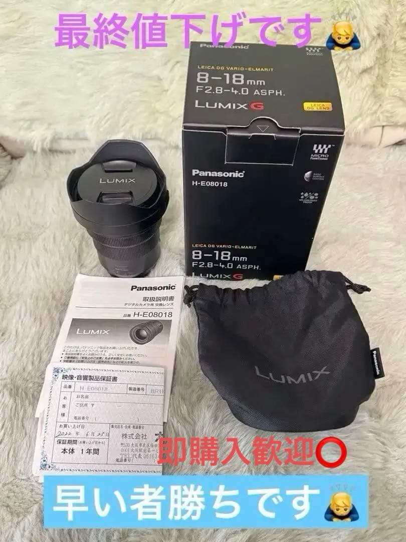 美品LEICA DG VARIO-ELMARIT 8-18mm/F2.8-4.0