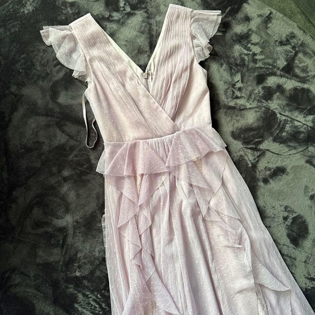 BCAGMAXAZRIA レースロングドレス