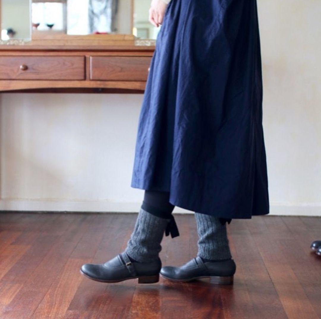 新品　mina perhonen souffle　レッグウォーマー