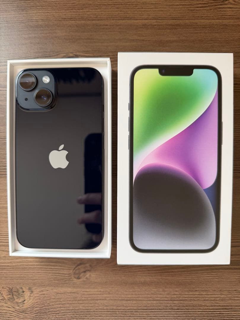 《 極美品 》Apple iPhone 14 本体 ミッドナイトカラー