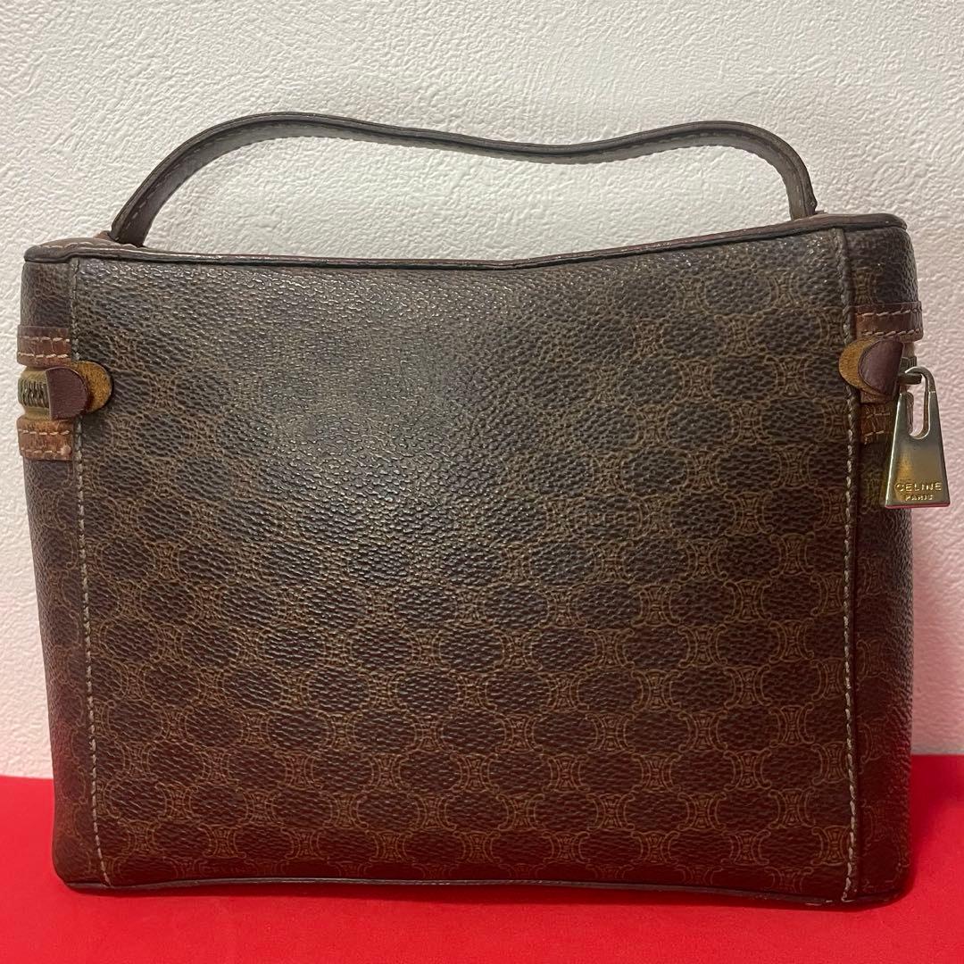 【CELINE 】バニティバッグ ハンドバッグ【マカダム柄】