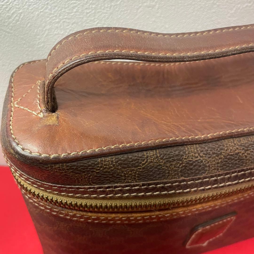 【CELINE 】バニティバッグ ハンドバッグ【マカダム柄】