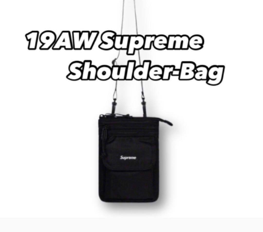 バッグ 19AW Supreme Shoulder-Bag Black
