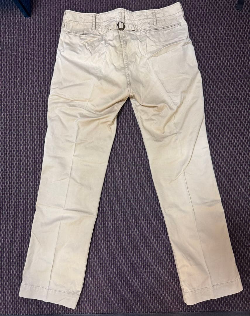 visvim SLIM CHINO GIZA ベージュ　2