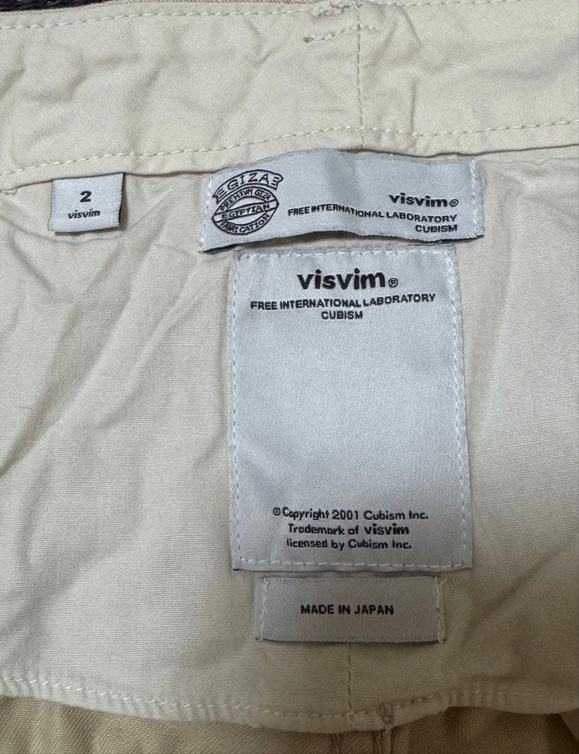 visvim SLIM CHINO GIZA ベージュ　2