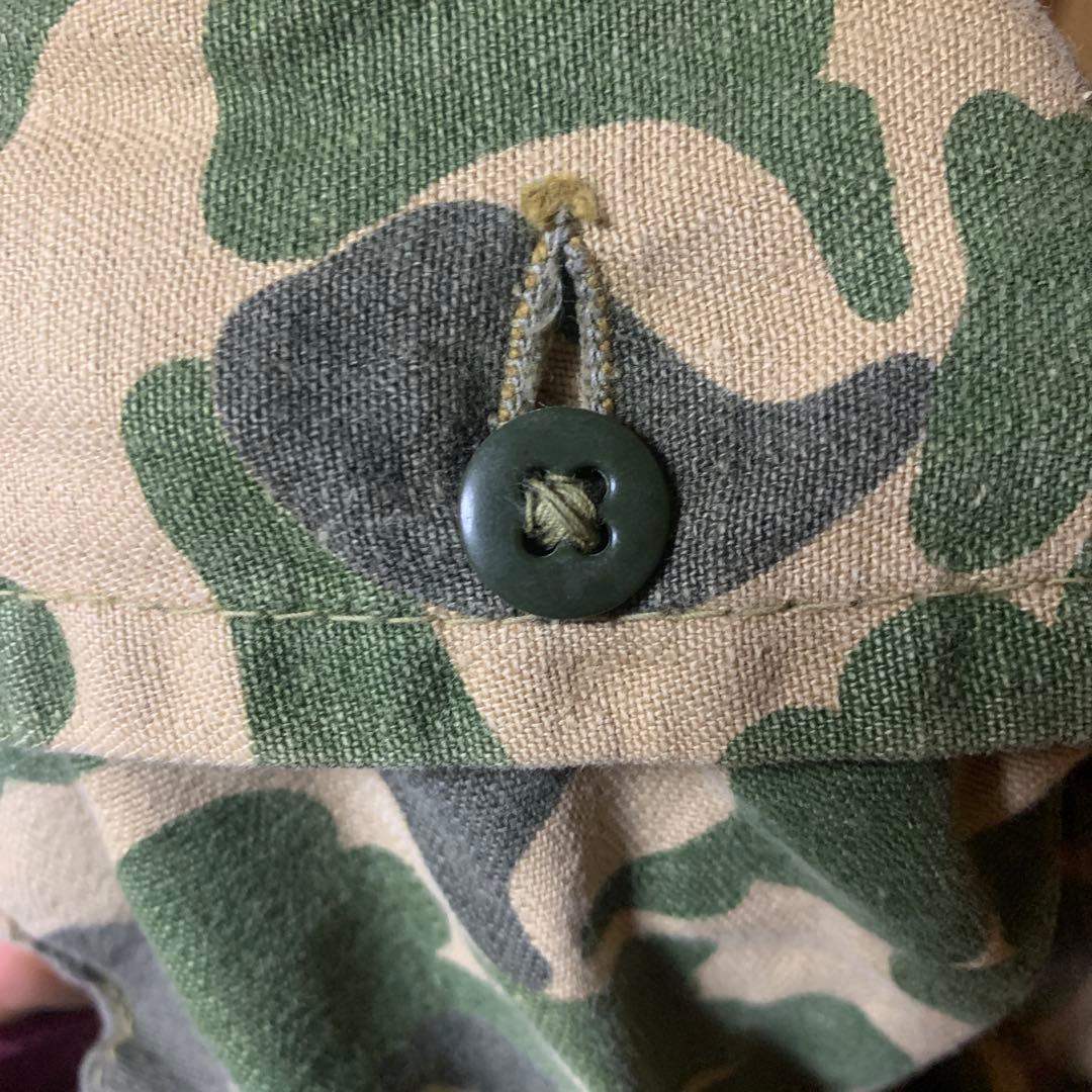 60s 米国軍　ベトナム戦争　ダックハンターカモヘリンボーンパンツ