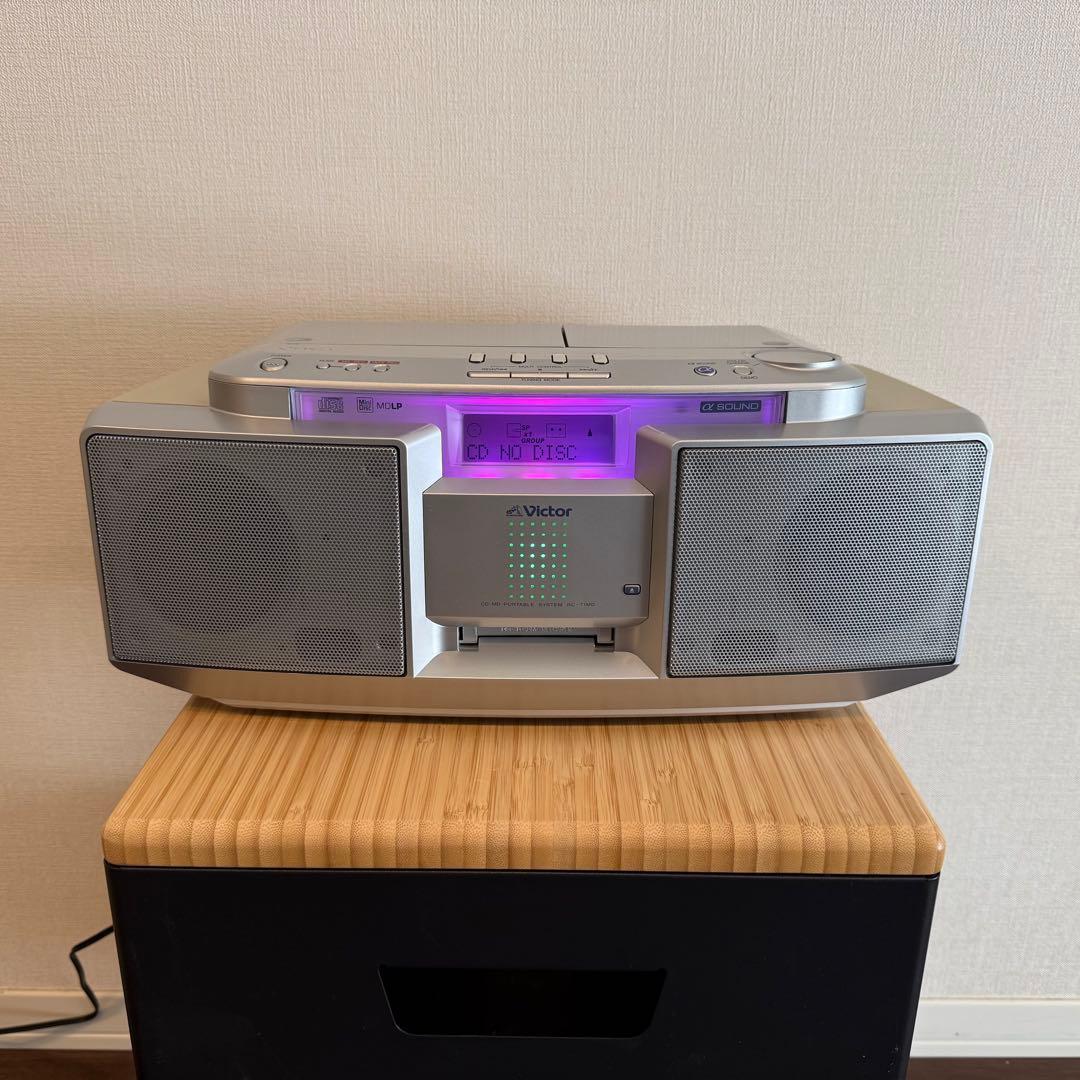 日本ビクター VICTOR CD/MDポータブルシステム RC-T1MD