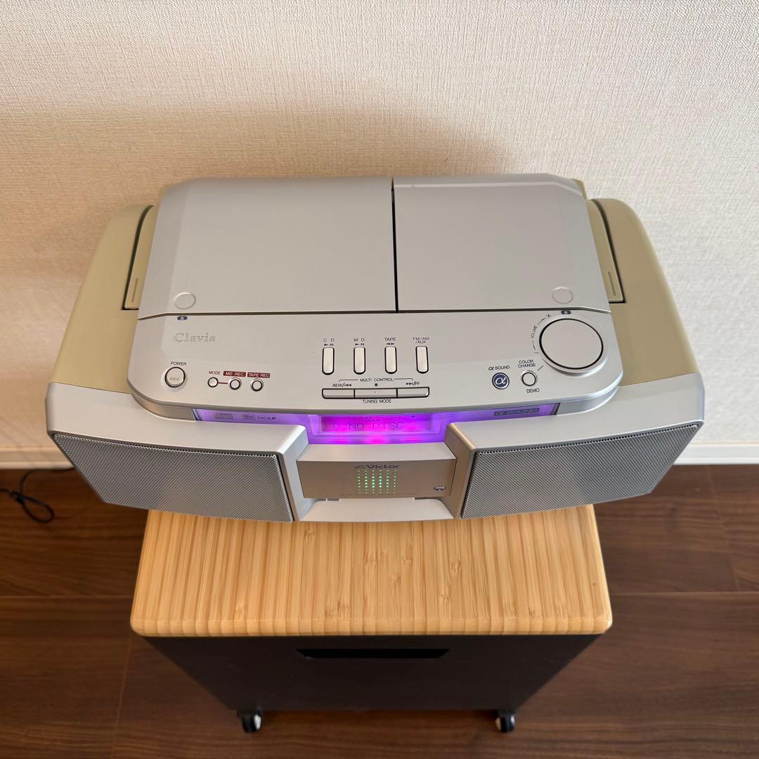 日本ビクター VICTOR CD/MDポータブルシステム RC-T1MD