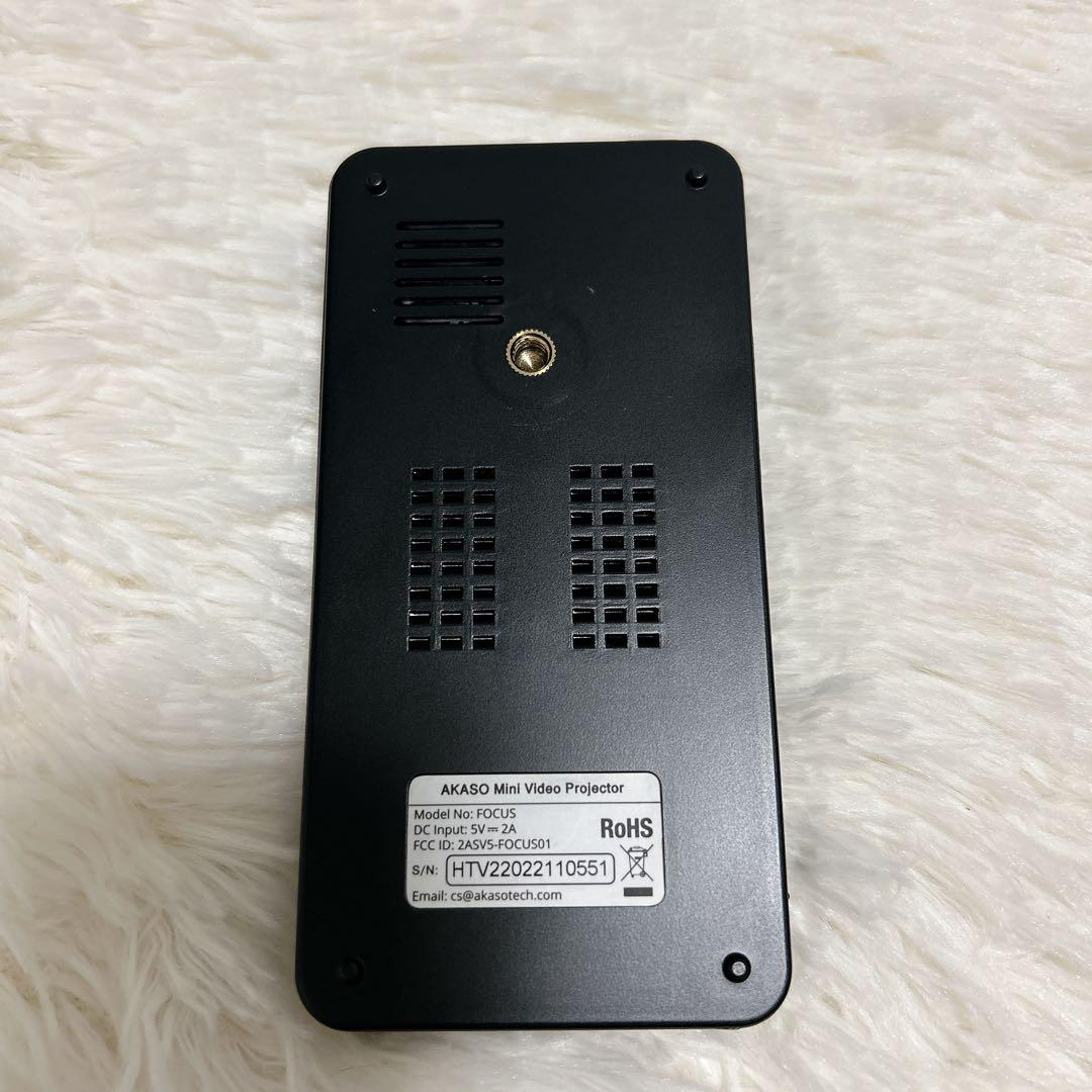 ✨美品✨作動確認済み AKASO FOCUS ミニプロジェクター 本体