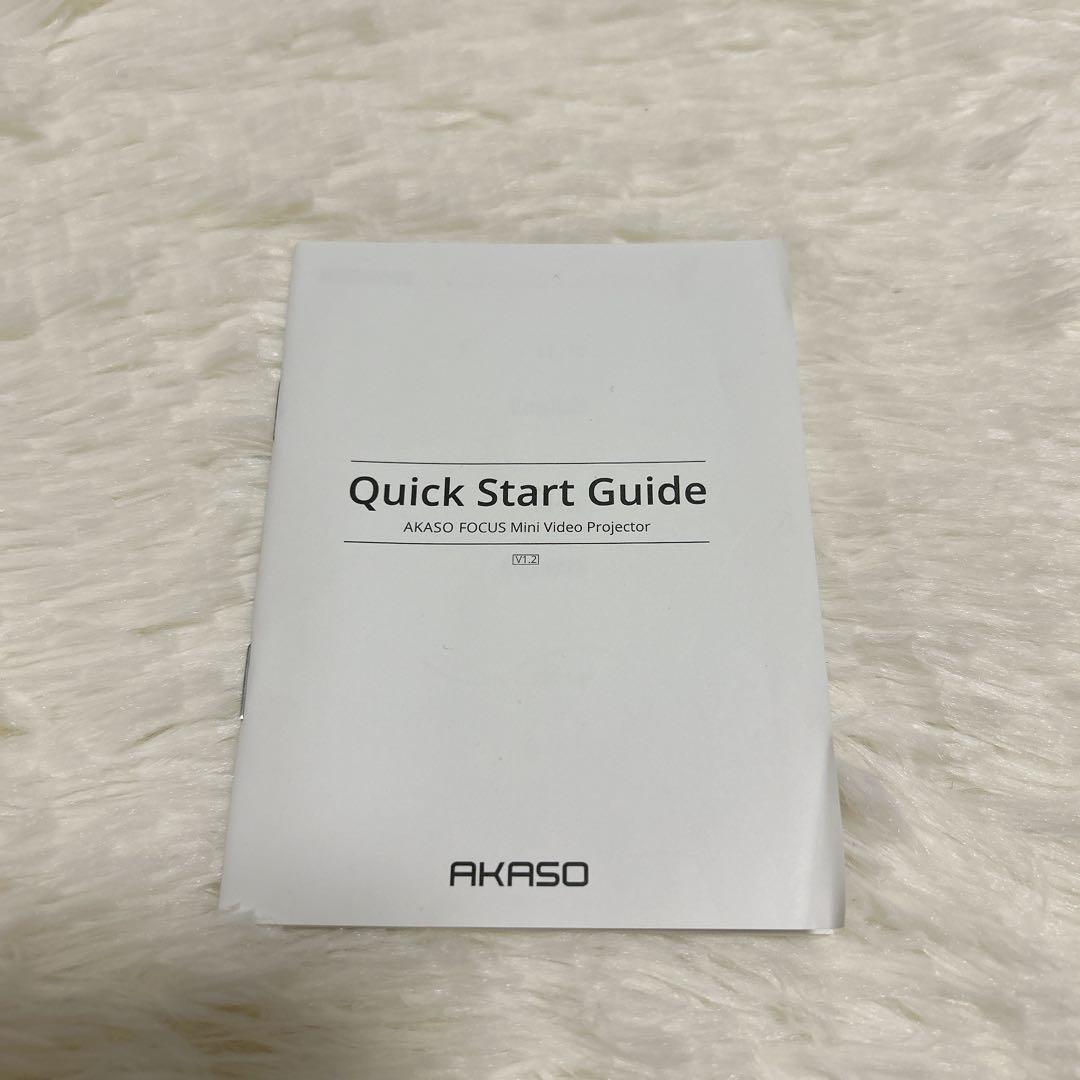 ✨美品✨作動確認済み AKASO FOCUS ミニプロジェクター 本体