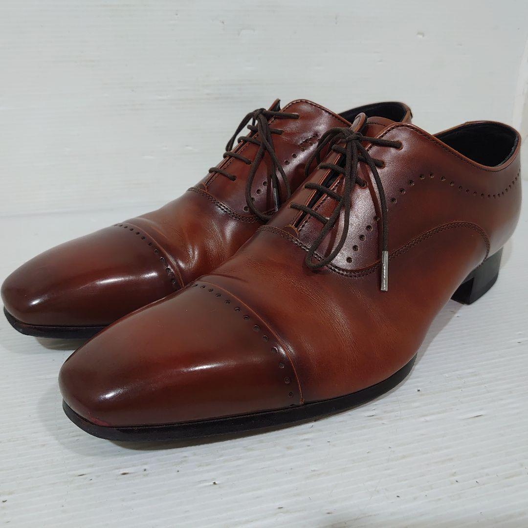 美品 リーガル 11LR ストレートチップ ブラウン