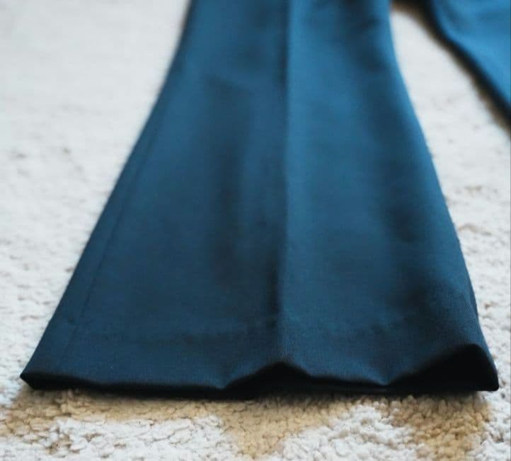 【未使用】IRENISA SEMI FLARED PANTS/ NAVY