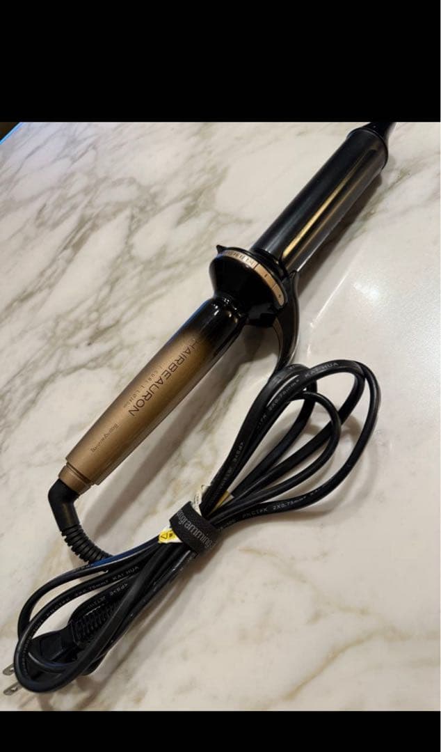 ヘアビューロン カールアイロン 32mm ブラック/ゴールド