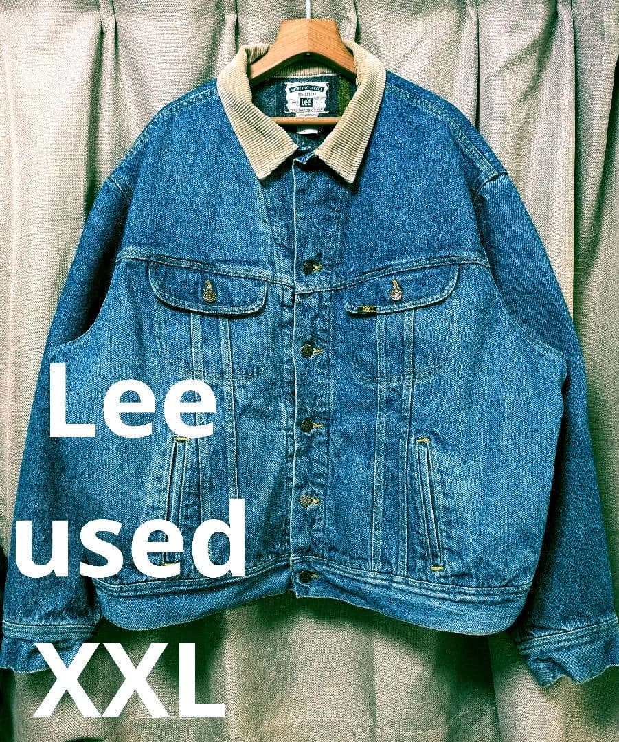 本日限定 古着 Lee デニムジャケット 裏ブランケット XXL used