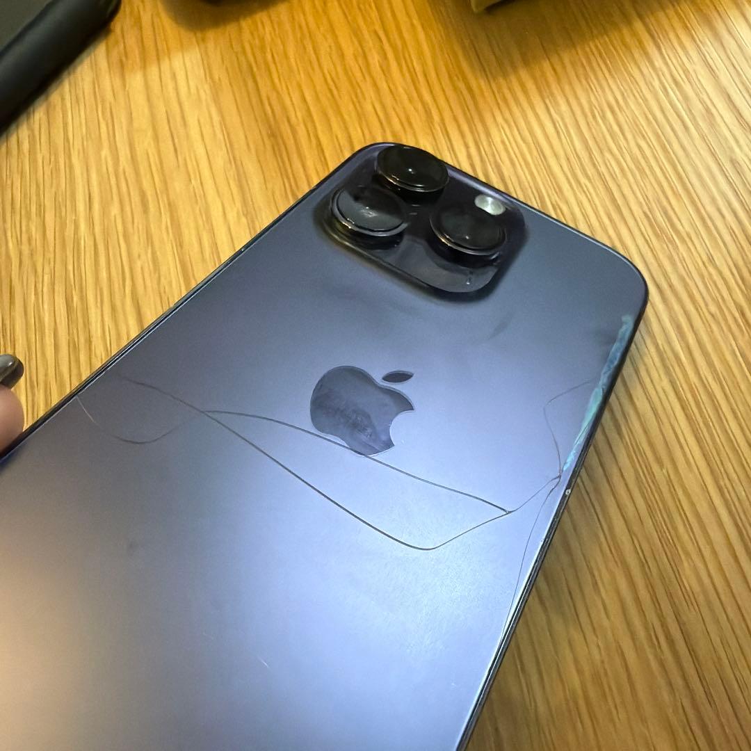 iPhone 14pro512G 背面割れジャンク品　SIMフリー