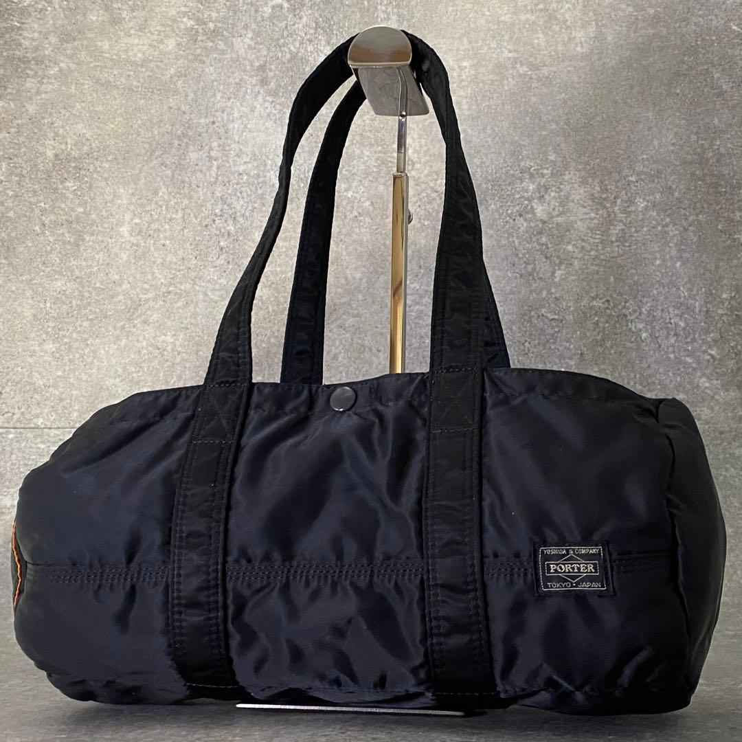 ポーター タンカー ボストン ブラック ダッフルバッグ ドラムバッグ 黒